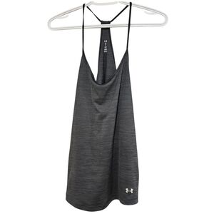Under Armour HeatGear Racerback Tank Top | Women’s Medium | Gray